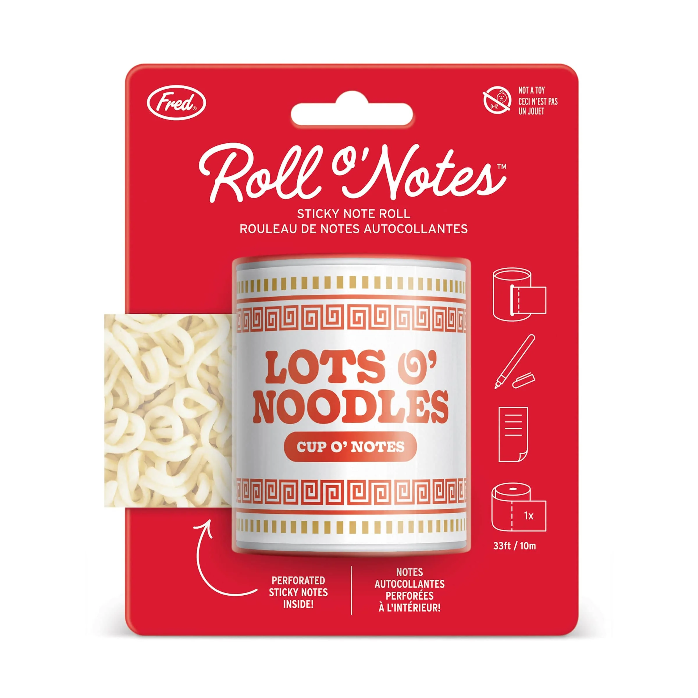 Fred Roll-o-Sticky Notes - Ramen